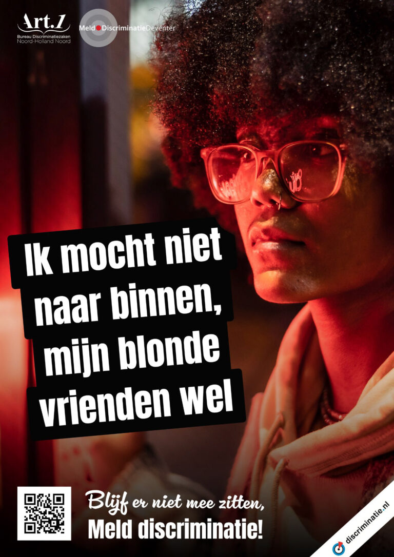 Postercampagne Discriminatie Meldpunt