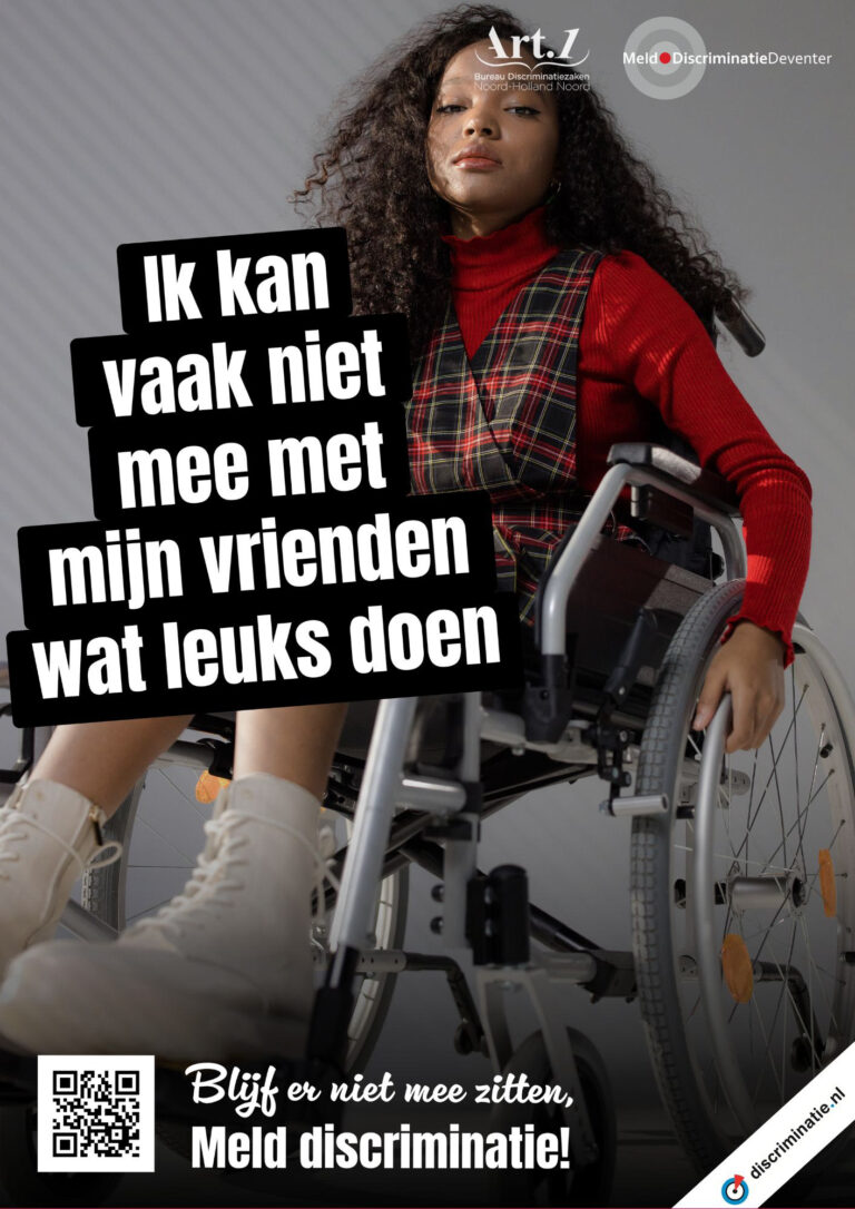 Postercampagne Discriminatie Meldpunt